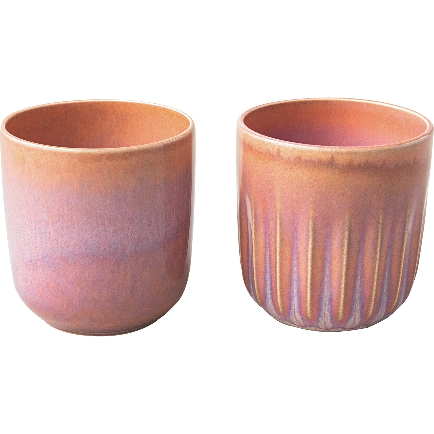 Perlemor Coral, Becher Set 2-tlg. Ø 85 mm / 0,37 l